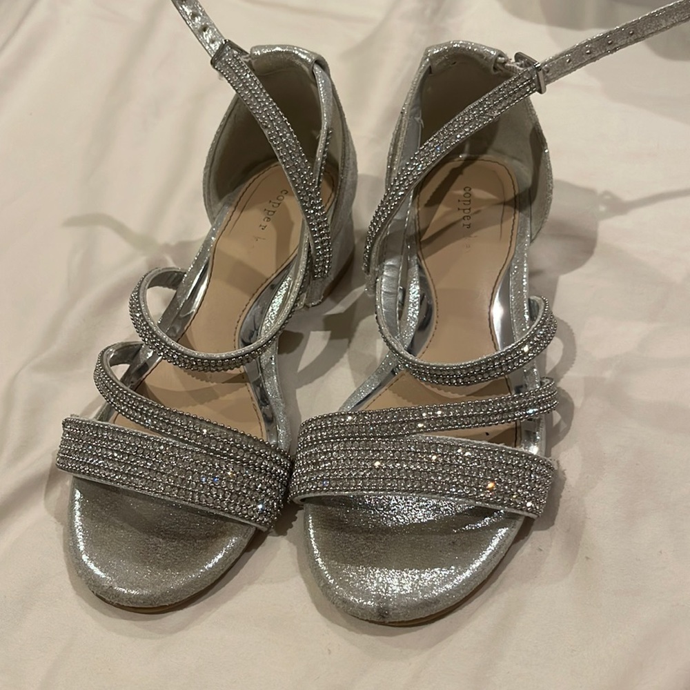 Girls Copper Key Bling shoes 13 M